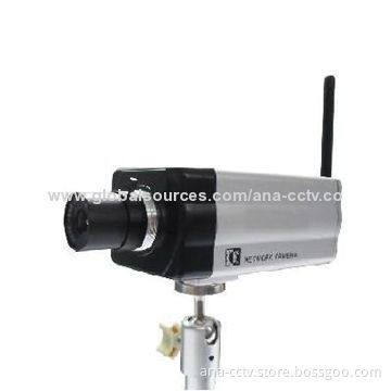 Megapixel IP Camera, 1/4-inch CMOS Sensor, Supports 2-way Audio/Visit by Cellphone/32GB SD Card